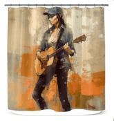 Country Portraits Shower Curtain - Beyond T-shirts